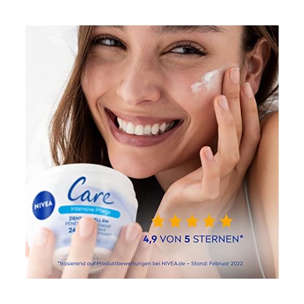 NIVEA Care Intensive Pflege Creme für Körper & Gesicht, 200ml – Bild 4