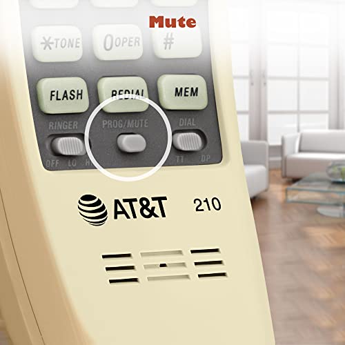 At&T 210 BEIGE Trimline 210 Corded Home Phone thumb #9