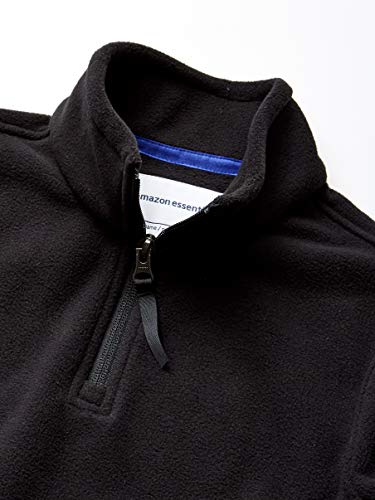 Image of Amazon Essentials Boys and Toddlers' Midweight Polar Fleece Quarter-Zip Pullover Jacket, Long Sleeve