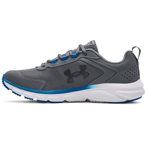 Under Armour Men's Charged Assert 9 Road Running Shoe, Pitch Gray (109)/Black, 10