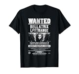 Harry Potter Bellatrix Lestrange Wanted Poster White Text T-Shirt