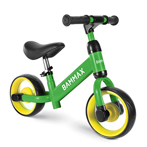 BAMMAX Baby Balance Bike, Kids Training Bicycle Bike Toddler Riding Scooter Bicycle Riding Toys No-Pedal Children Walker First Bike Inflation-Free Lightweight Sport Balance Bike for 3 to 6 Year Infant