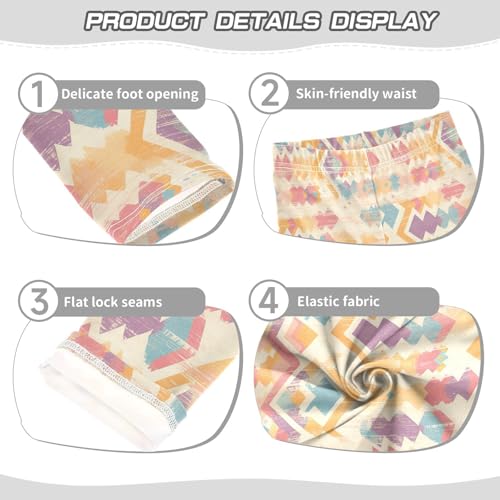 KLL Traditional Tribal Aztec Toddler Girls Legging Stretchy Full Length Pants Exercise3