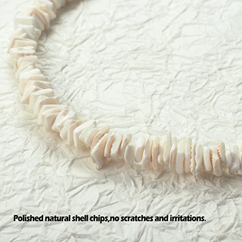 Puka Shell Necklaces For Women Trendy Seashell Choker Necklace Summer Beach Hawaiian Necklace Jewelry For Women 16 Inch #TOP4