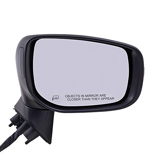 Brock Replacement Passenger Power Side Mirror Heated Signal Blind Spot Detection Compatible With 2018-2019 Outback Legacy #TOP1