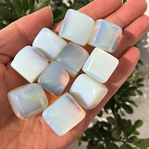 FFIME Particles Polished Opal Tumbled Cube Quartz Crystal Reiki Stones Bonsai Decoration Beautiful Natural Crystal Stone Crystal