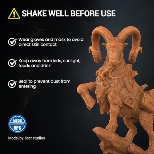Uniformation HY-S05-RED WAX-1KG-US 3D Printer Resin Standard Fast Uv Curing Plant-Based 3D Resin Liquid With High Precision Low Viscosity Suit For Sla/Lcd/Dlp Printing Miniatures, Garage Kits, Red Wax 1Kg thumb #6
