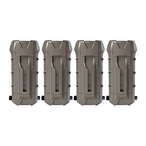 Cuddeback Dual Power Bank 4-Pack Bundle, Extends Battery Life for all CuddeLink and Dual Cell Trail Cameras (4 Items)