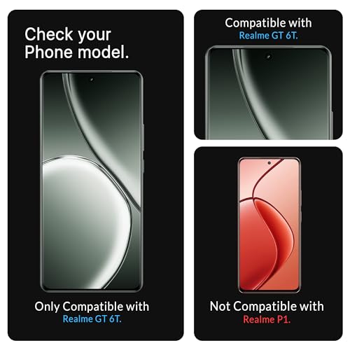 Image of ArmourPro Matte Screen Protector for Realme GT 6T, Realme GT 6, Premium Ultra Thin TPU Front Membrane Guard, Anti-Glare, Bubble-Free, Edge to Edge Coverage, Fingerprint Friendly | 1 Pack
