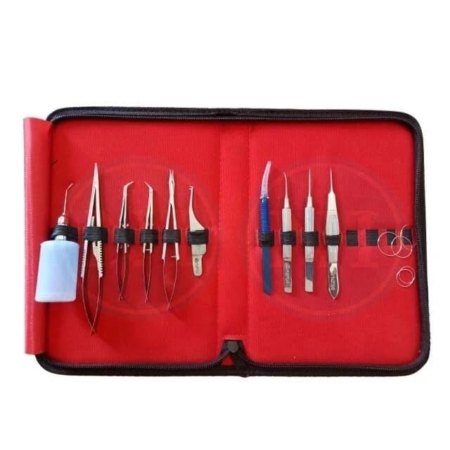 Ophthalmic Surgery Set 15 Pcs Stainless Steel (Re-usable)