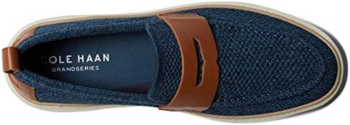 Cole Haan Grandpro Topspin Stitchlite Penny Loafer Ensign Blue/Marine Blue/British Tan/Ivory 10.5 D (M) | Image 1