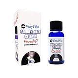 Vinyl Vac Concentrate Cleaner (1oz) w/NO ALCOHOL - SAFE FOR YOUR RECORDS Makes a Half Gallon (64 oz) of Record Cleaning Solution (Part of The Record Cleaning Kit) (1oz)