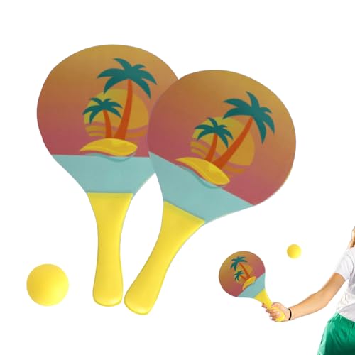 Pala de juego con pelota de exterior | Remo ligero, equipo de entrenamiento y práctica para hombres, mujeres, adultos, niños, niñas, principiantes, de viaje y uso al aire libre