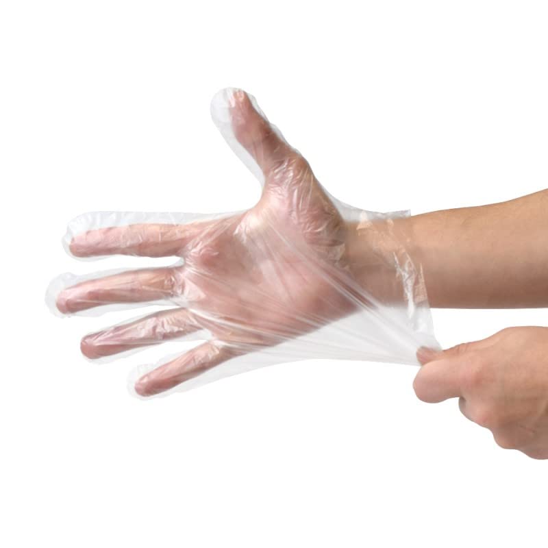 uhealth Guantes Desechables Polietileno Plastico 10000 piezas Cocinar Limpieza Trabajo