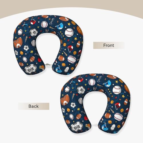 Almohada de poliéster para cuello con soporte ajustable miniatura 3