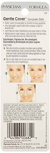 Physicians Formula Gentle Full Coverage Concealer, Light Cover Concealer Stick, Eyes, Face, Dermatologist Tested (Packaging May Vary) #TOP4