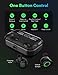 Wireless Earbuds, Kissral Bluetooth 5.0 Headphones with 4000mAh Charging case LED Battery Display 130 Hrs Playtime IPX7 Waterproof in-Ear Built-in Mic True Wireless Earbuds for Workouts
