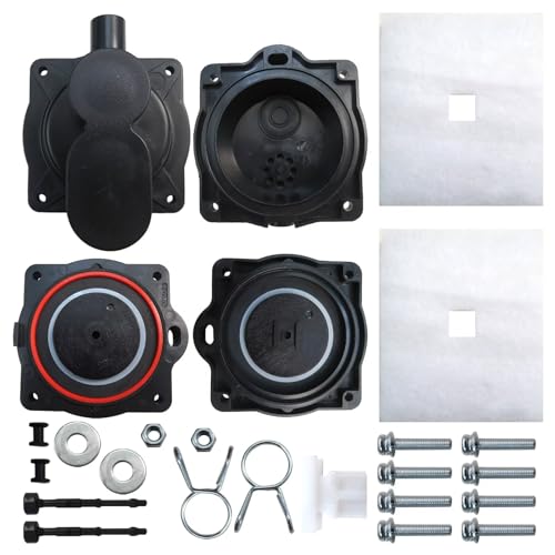 Updated for HP60/80 Air Pump Rebuild Complete Kit for Hiblow HP 80 HP 60 Aerators HP-80-0110, with White Switch