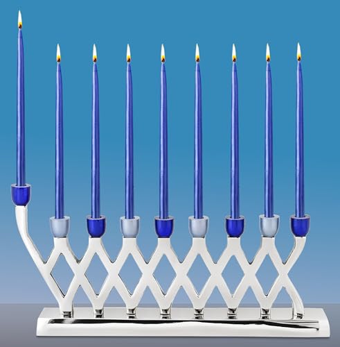 Menorah décorative moderne Ner Mitzvah, cadeau de Hanoucca idéal - 5