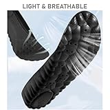 VivoFoot Memory Foam Insoles, Anti-Fatigue Pain Relief Everyday Work Sports Running Comfort Shoe Inserts, Cloud Sole Pads, Cushion Replacement Filler, Trim to Fit for Men & Women (UK 7-10, Black) - Image 6