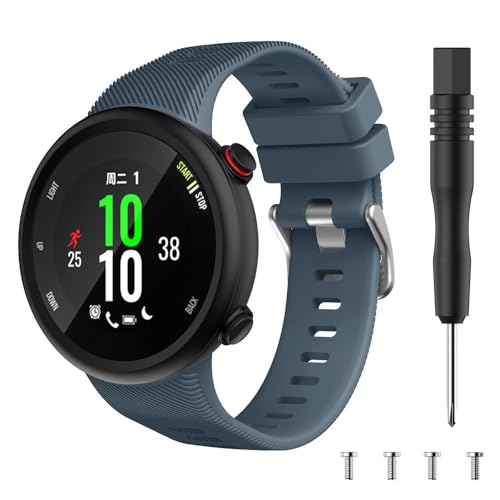 Correa de silicona para Garmin Swim 2, correa de reloj inteligente, pulsera deportiva para Garmin Forerunner 45 45s, accesorios de pulsera, azul marino, para Forerunner 45s, For Forerunner 45s