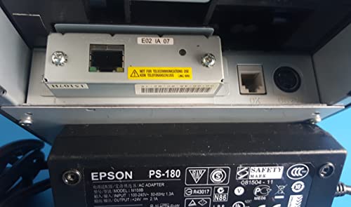 Epson C31C514767 Epson, Tm-U220B, Dot Matrix Receipt Printer, Ethernet (E04), Epson Dark Gray, Auto Cutter, Power Supply Included Replaces C31C514667 #TOP4