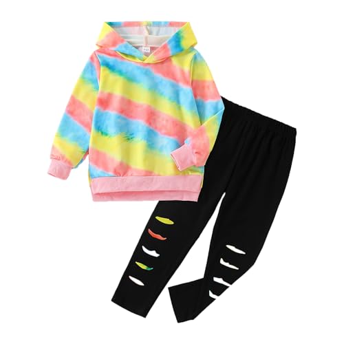 Malerotpc Kid Girls Clothes - Girls Outfits Tie Dye Tops