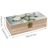 Zoom IMG-1 klltyhmu scatola portaoggetti in legno