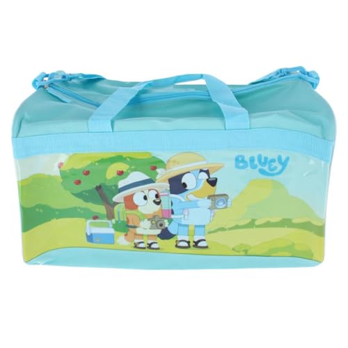 U.P.D., INC Mochila infantil Bluey and Bingo para férias, azul claro