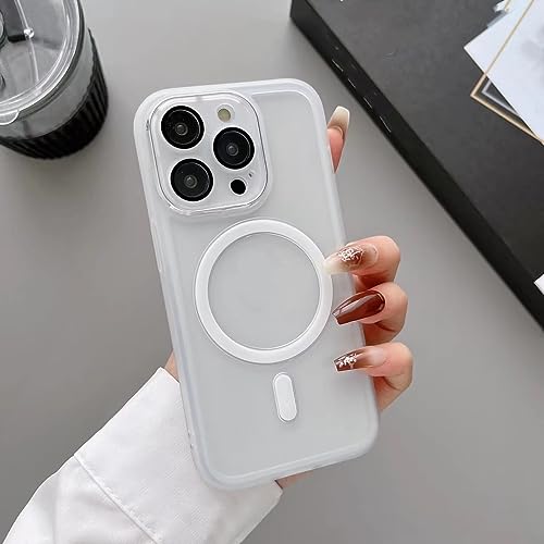 Coque iPhone 12 Pro transparente avec charge magnétique sans fil en TPU
