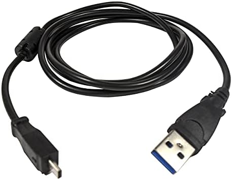 HQRP USB Cable/Cord Compatible with Kodak EASYSHARE M380, M381, M763, M853, ES-ONE / 6 MP Digital Camera