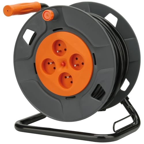 Preisvergleich Produktbild Zenitech - DIY-Rolle - 4 16A-Buchsen - 3G1,5mm² - 40m