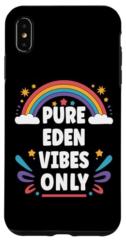 EDEN Vibes Only Cute Retro Girls EDEN Name �X�}�z�P�[�X iPhone XS Max �p