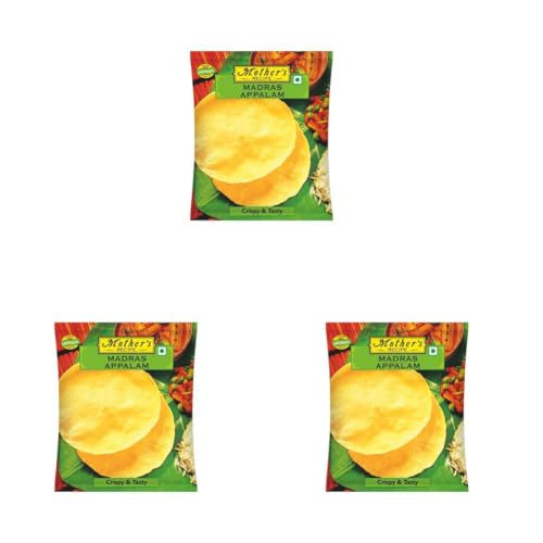 Image of Mother's Recipe Appalam 4 inch Pouch,100 Gram,Unflavoured (Pack of 3)