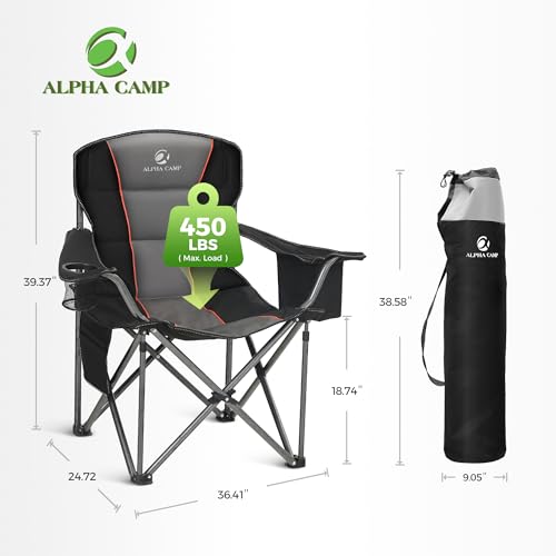 ALPHA CAMP Oversized Camping Folding Chair の商品画像 1