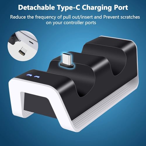 O controlador TwiHill é adequado para suporte do controlador sem fio PS5, base do controlador de jog