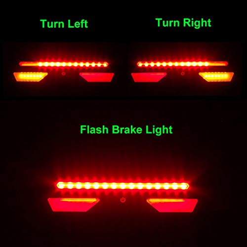 Enchicas Luce Posteriore per Bicicletta, USB