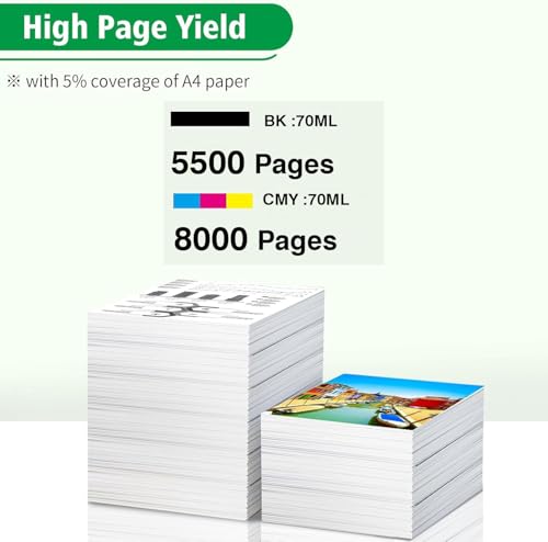 VERENA 003 Refill Ink Compatible for Epson L3110, L3150, L3250, L3252 L3115, L3116, L3101, L3210, L3215, L3216, L3151, L3152, L3156, L5190 Printer... - Image 3