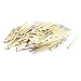 Aexit 100 Pcs Audio & Video Accessories 2.5mm x 25mm Serrated Point Tip Spring Test Probes Connectors & Adapters Pins P125-H