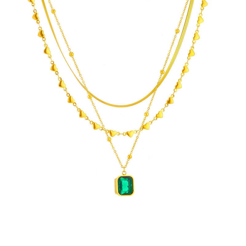 18K Gold Plated Statement Necklace for Women | Waterproof and Anti Tarnish Jewellery | Statement Jewelry for Womens | Gifts for Women & Girl | 1 Year Warranty*-image-3