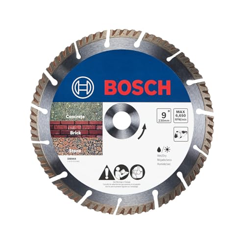 BOSCH DB944 9 in. Premium Turbo Segmented Rim Diamond Wheel - image 3