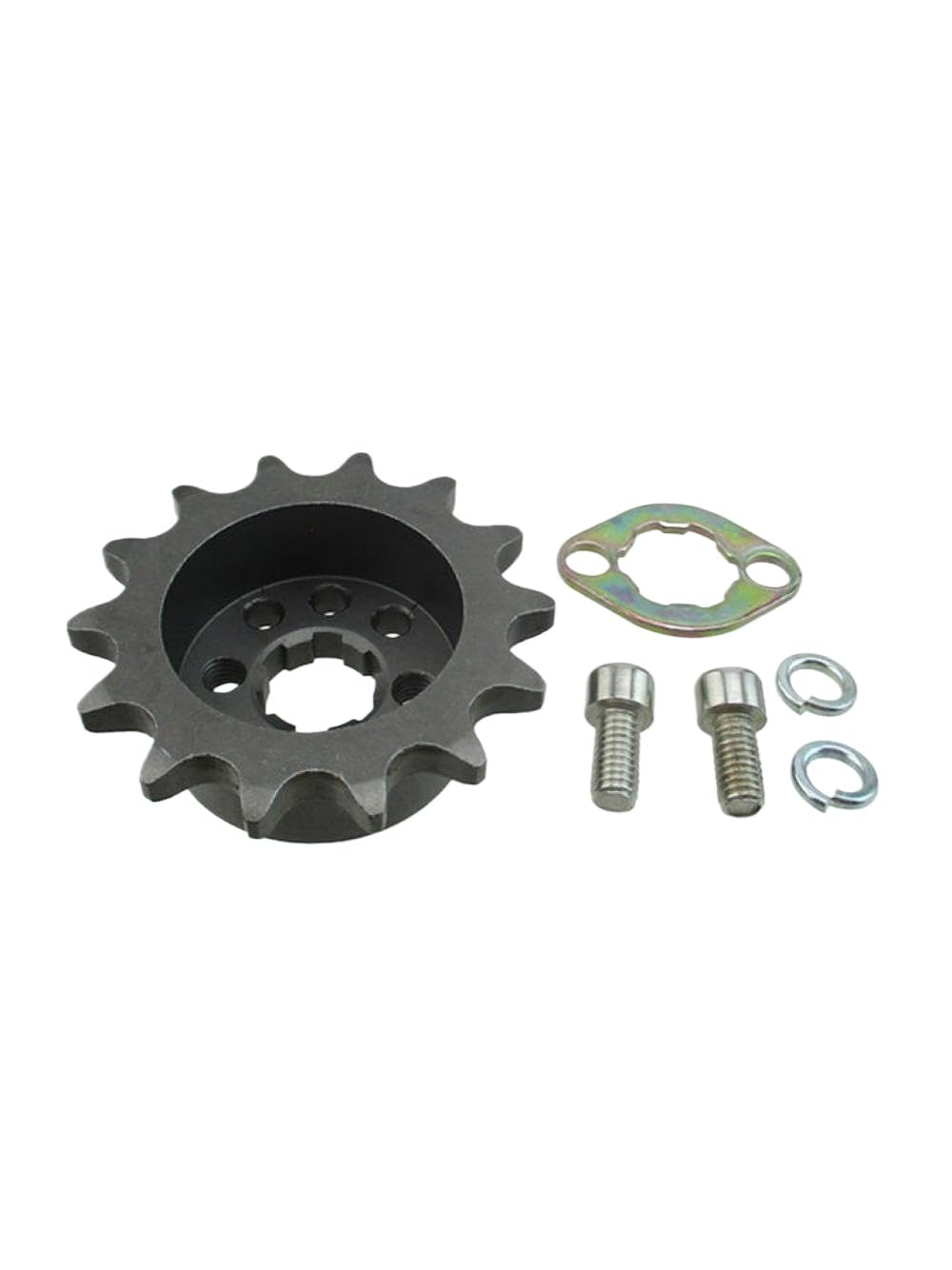 Pignon avant décalé + 15 mm pour chaîne 420 14T-17T compatible avec les moteurs clones ZS190 Anima 190cc 212cc(15mm 420 14T)