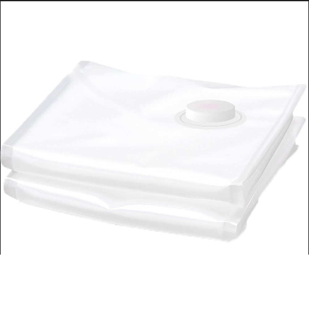 Vacuum Storage Bags 2-6pcs Vacuum Bag And Pump Cover For Clothes Storing Large Plastic Compression Save Space Travel Accessories Random Color(2pcs 60x80cm)