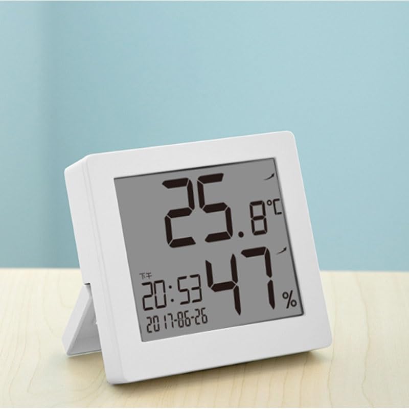 Temperature Humidity Meter Office Desktop Alarm Clock