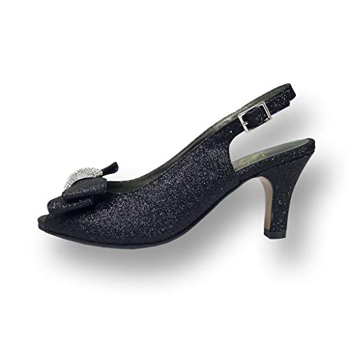 Floral Emely Women Wide Width Evening Dress Shoes for Wedding, Prom, Dinner3