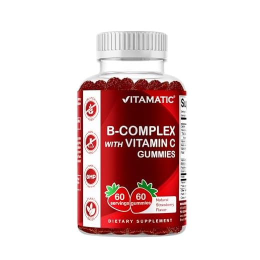Vitamatic Strawberry Flavor B Complex Gummies