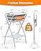 FOLTUSYMY Dog Bath Tub, 2 in 1 Dog Washing Station for Bathing Shower and Grooming, Foldable Portable Dog Washing Station for Small Size Dogs, Cats and Other Pet, Indoor and Outdoor