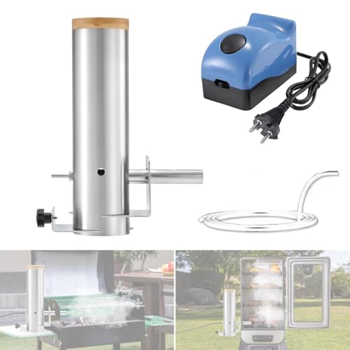 Générateur de Fumée Froide, Generateur Fumee Froide, Fumoir en Acier Inoxydable avec portable électrique Pompe, Gril-Fumoir, Generateur Froide pour Fumer...