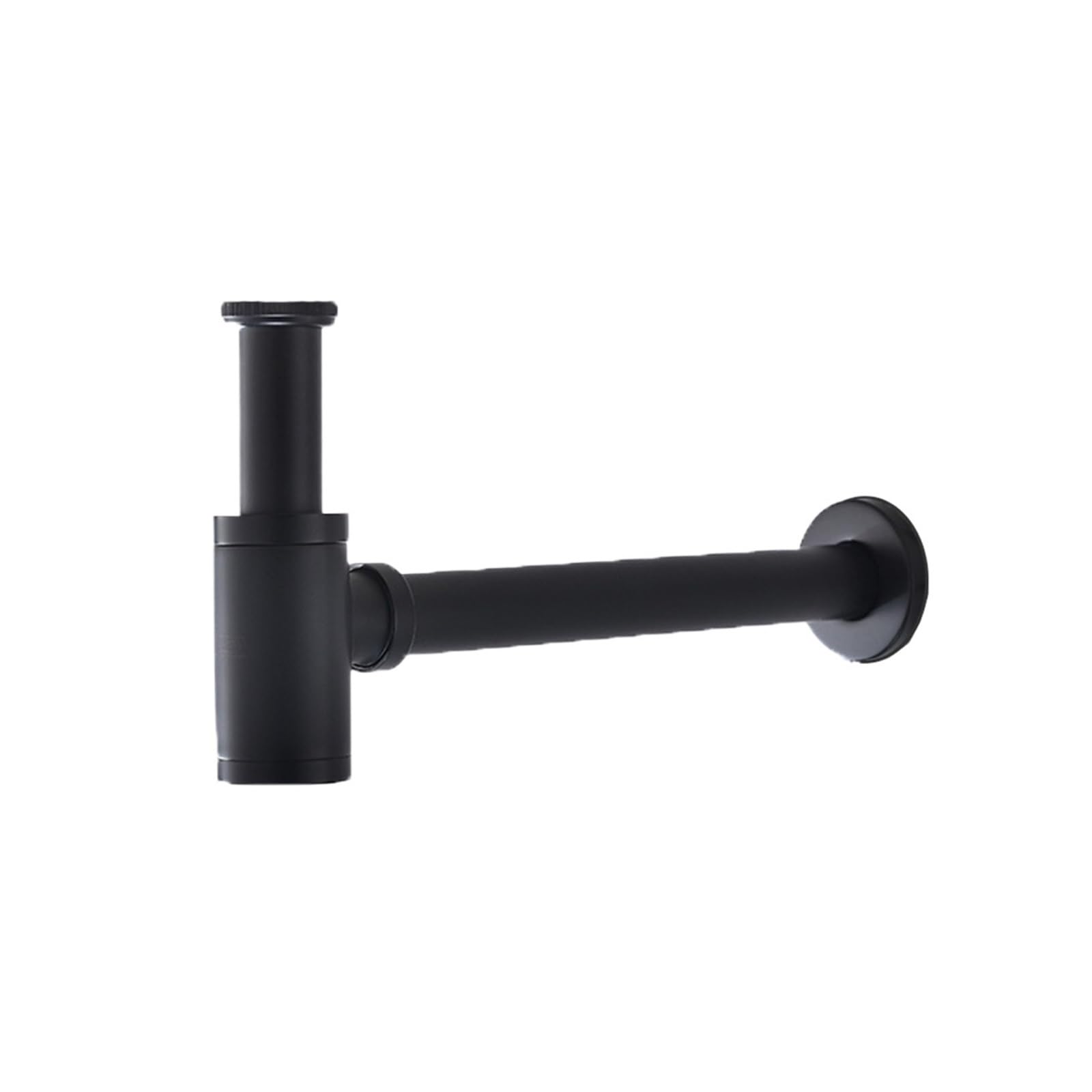 Xiehya Black Bottle 1 Pcs Bathroom Bottle Trap Siphon Sink Drain Pipe Fixture Black Brushed Chrome Pop Stopper For Home For Diy Tools(Black Bottle)