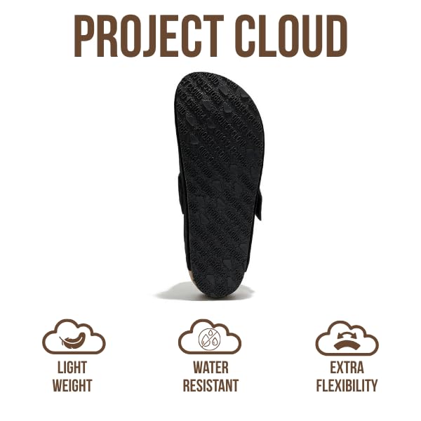 Image of Project Cloud Clogs for Women Footwear - Memory Foam and Non-Slip Platform Wedges Heels for Women Mules & Clogs 2026 - Comfortable Stylish Slip-On with Adjustable Straps (Rhona)